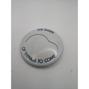 1971 Volkswagen Pin Shape of Things to Come Rare